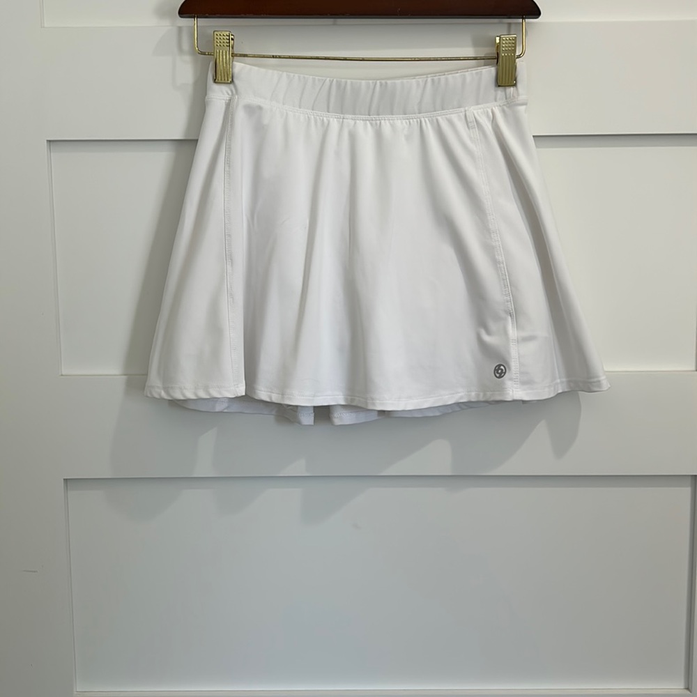 Lija white tennis skirt